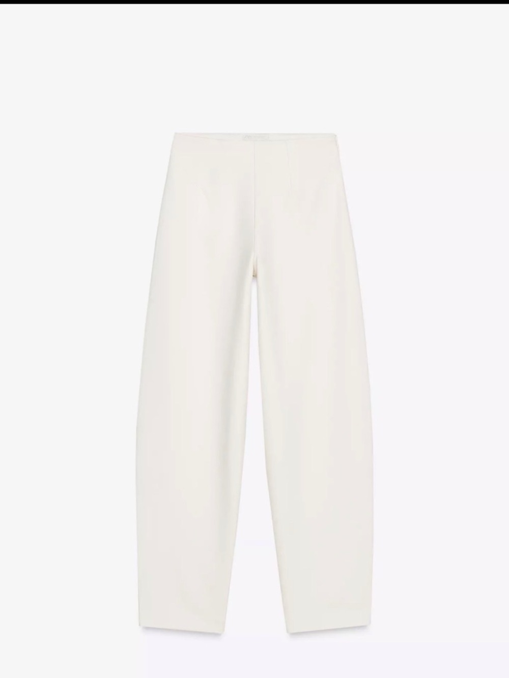 Zara Interlock zipper pants